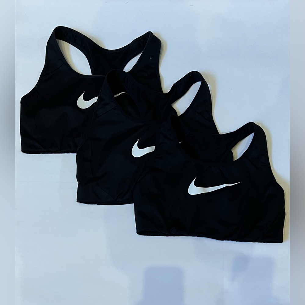 3 Black Nike Victory Shape Women's High-Support Non-Padded Sports Bra